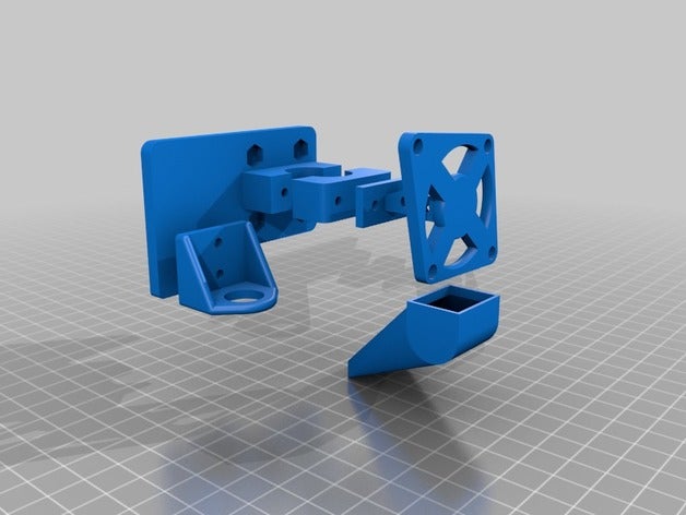 e3dv6 estremità calde opzioni stampante 3d parti su misura 3D print model - Mito3D