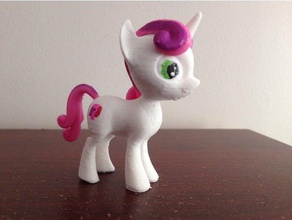 sweetiebelle mlp poney jouets & jeux scm modèle de 3d print model - Mito3D