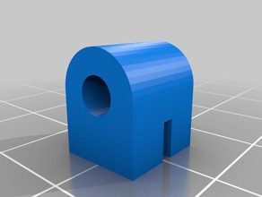ptfe top mount clip de titulaire wanhao duplicateur i3 Imprimante 3d accessoires filament guide maker sélectionner sélectionnez v2 monoprice makerselect tube montage 3d print model - Mito3D