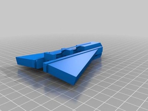 low poly ship 2 3d printing spaceship starship 3d print model - Mito3D