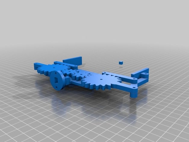 my customized parametric robot claw robotics 3D print model - Mito3D