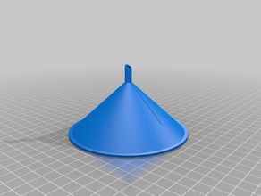 100mm my customized parametric funnel kitchen & dining 3d print model - Mito3D