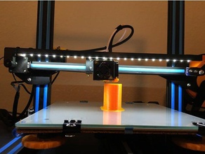 light bar cr10 3d printer accessories 12v 12vdc cr-10 led lighting 3d print model - Mito3D