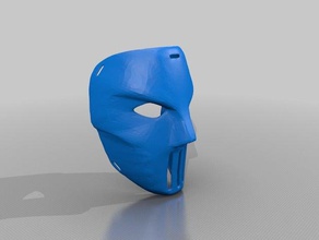 casey jones máscara de tmnt Impresora 3d accesorios 3d print model - Mito3D