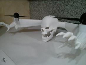 drone skull base dji 3d printing aircraft arm blender crane dagoma demon ebraud f650 halloween main quadcopter rcplane 3d print model - Mito3D