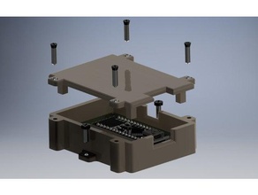 gabinete de 60x40 placas circuito la electrónica arduino caso nano placa carcasa microcontrolador 3d print model - Mito3D