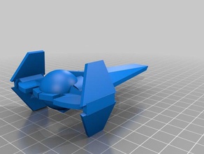 estrela courier jogos darth infiltrado maul miniaturas cimitarra sith guerras x-wing 3d print model - Mito3D