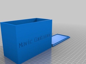 mavic contenedor 135x7x10 cm los contenedores personalizado 3d print model - Mito3D