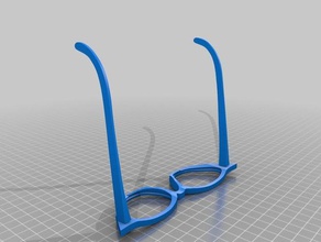 frida kahlo frame glasses eyewear 3d print model - Mito3D