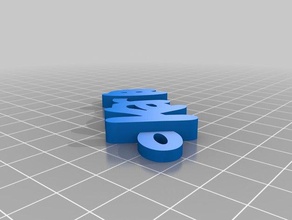 karla Schlüsselanhänger kundengebundene 3d print model - Mito3D