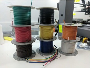 accatastamento bobine di filo parti meh spool impilabile il programma utilità conduttore 3d print model - Mito3D