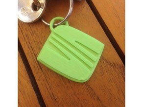 seat key chain signs & logos keychain logo 3d print model - Mito3D