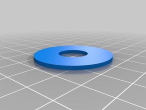 33x125mm circular washer replacement parts customized 3d print model - Mito3D