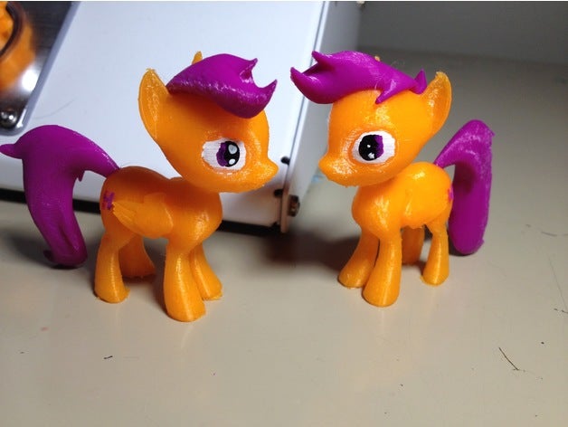 scootaloo mlp pony giochi e giocattoli modello my little 3D print model - Mito3D