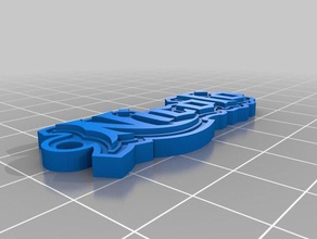 portachiavi - Anahtarlık özelleştirilmiş 3d print model - Mito3D