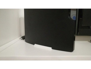 playstation 3 slim suporte vertical jogos de vídeo a ps3 stand 3d print model - Mito3D