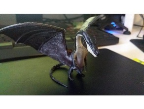 fatalis criaturas criatura dragão fantasia monster hunter jogo de vídeo 3d print model - Mito3D