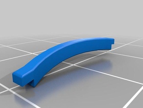 pont métallique de lunettes des 3d print model - Mito3D