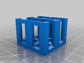 my customized spectrophotometer cuvette rack biology 3d print model - Mito3D