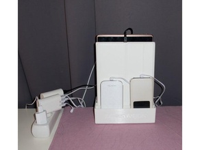 charging station organization 3d print model - Mito3D