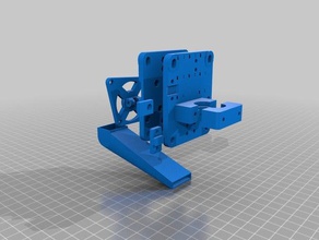 d-bot bowden Höhe optimiert Wagen 3d-Drucker Teile kundengebundene 3d print model - Mito3D
