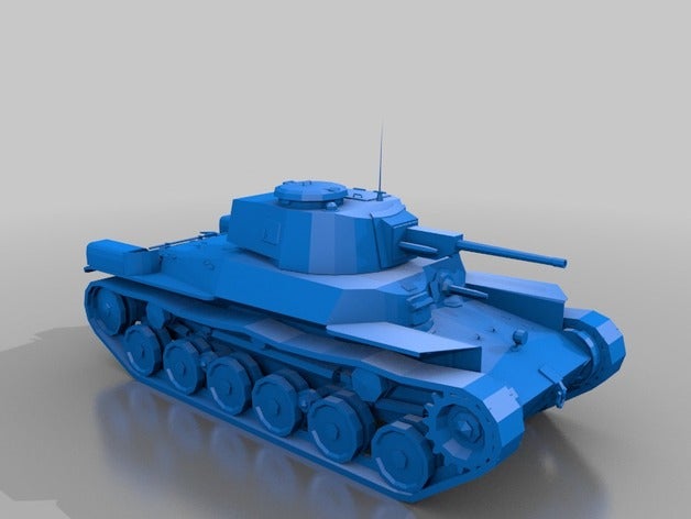 chi-ha araç 3D print model - Mito3D