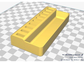usb depolama kutusu tutucu araç sahipleri & kutu 3d print model - Mito3D
