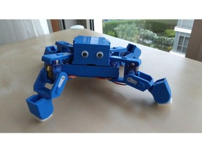 ez arduino minikame - 8 dof robot quadrupede nano scudo la robotica il shield 3d print model - Mito3D