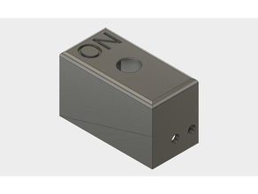 interruptor de palanca bloque lego diy 3d print model - Mito3D