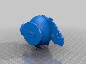 stilisierte marvin calibrartion Objekt nur fun spartan 3d print model - Mito3D