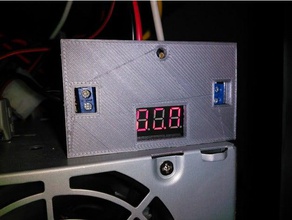 regulador de voltaje la vivienda lm2596 Impresora 3d las piezas caso el ventilador controlador ventiladores 3d print model - Mito3D