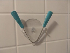 tongue scraper holder dr tung's cleaner bathroom 3d print model - Mito3D