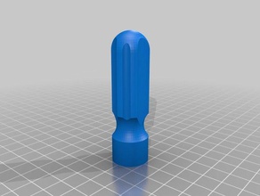 2mm drill bit handle hand tools customized 3d print model - Mito3D