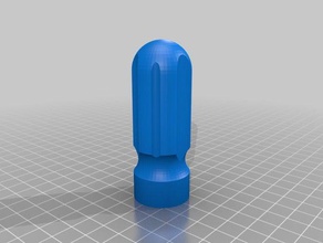 4 mm broca de manejar herramientas mano personalizado 3d print model - Mito3D