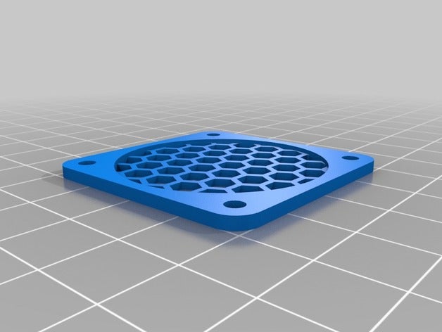 il mio personalizzato semplice parametrico griglia di ventilazione fai da te su misura 3D print model - Mito3D