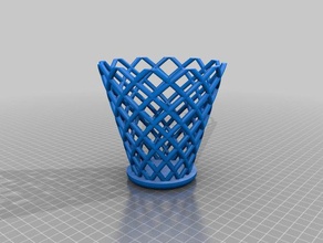 mesh-vase Dekor krisp3d mesh vase 3d print model - Mito3D