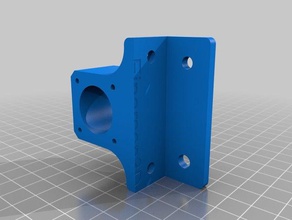d-bot lineal z cojinete de titular en 3d piezas la impresora corexy guía ro rodamiento 3d print model - Mito3D