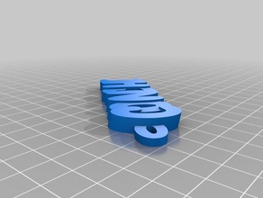conchi 3 keychains customized 3d print model - Mito3D