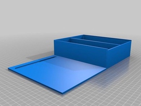 170x200x55-2compartments containers customized 3d print model - Mito3D