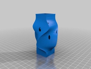 o vaso de flor 3d print model - Mito3D