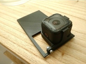 go pro sessione liscio-q-adattatore la fotocamera 3d print model - Mito3D