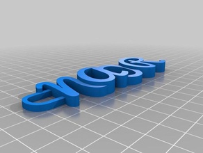 my customized iamburny's text - naor organization 3d print model - Mito3D