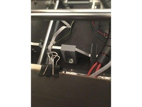 frame mount stabilization prusa i3 aluminium 5mm 3d printer parts 3d print model - Mito3D