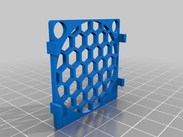 clip coperchio della ventola da 40mm ventole noctua Stampante 3d parti Ventola di copertura maker selezionare v2 wanhao duplicatore i3 3D print model - Mito3D