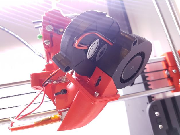 2 fan 5015 4mm adapter 2-in-1 duct 3d printer accessories turbine 3D print model - Mito3D