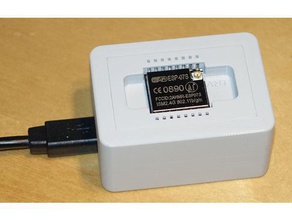 esp-07s esp8266 programmatore l'elettronica programmazione titolare presa di corrente sockets wemos d1 mini wifi 3d print model - Mito3D