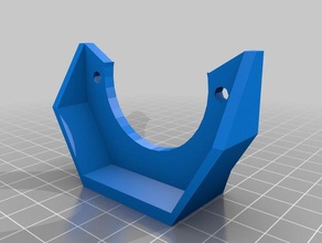 lowered wade extruder mount - support extrudeuse surbaiss e 3d printer parts 3d print model - Mito3D