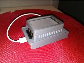 raspberry pi 3 b boitier avec Power Point Ethernet durumunda harici pil 3d yazıcı aksesuarları kutusu durumda 3d print model - Mito3D