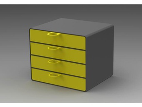mini toolbox organization drawer storage tool 3d print model - Mito3D