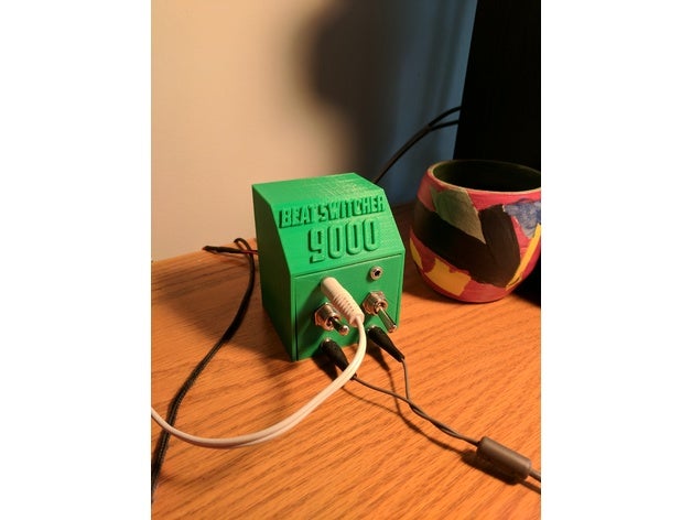 audio switch box 3,5 mm computer computer-audio Kopfhörer Mikrofon - Schalter 3D print model - Mito3D